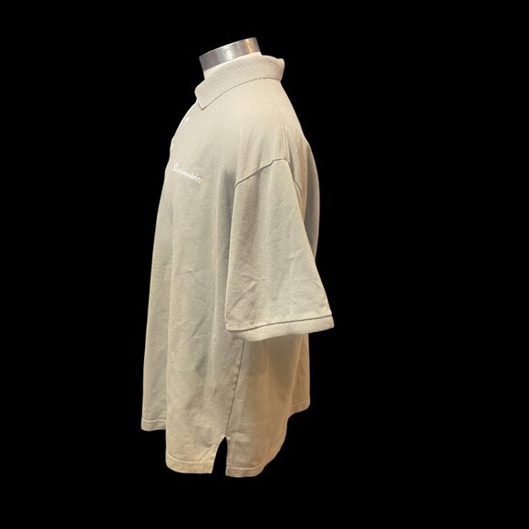 Budweiser Polo Shirt Bud Beer CONCEPTS Pine Island Men’s Cotton Beige Sz XL - Picture 4 of 6